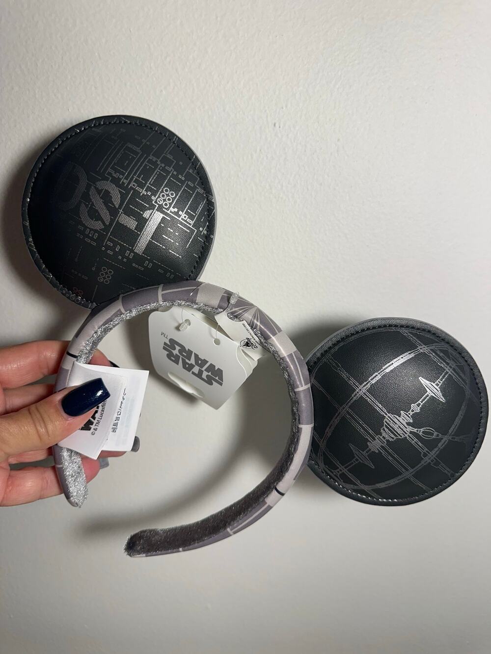 Disney Parks 2026 Star Wars Death Star Mickey Ear Adult Headband